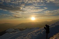 Panorami dal Pizzo Formico andando verso il tramonto di una splendida giornata invernale (9 febb 09)  - FOTOGALLERY